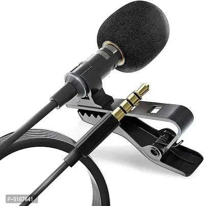 Dynamic Lapel Collar Mic Voice Recording Filter Microphone-thumb0