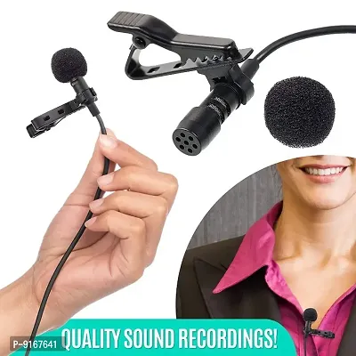 Dynamic Lapel Collar Mic Voice Recording Filter Microphone-thumb4