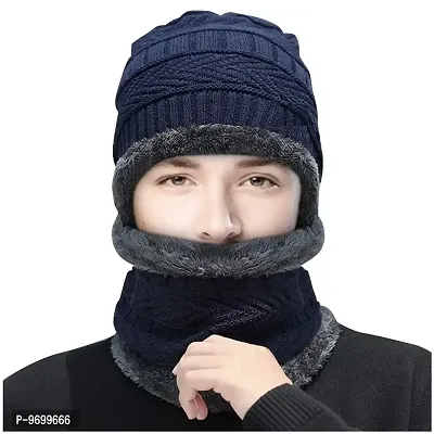 Mens fleece cheap lined winter hat