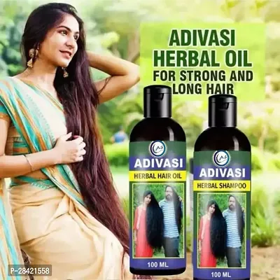 Adivasi Herbal Hair Oil and Shampoo (100ml)