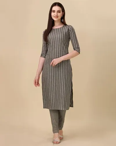 Top Selling !! Cotton Printed Straight Kurtis