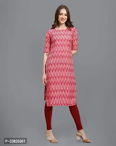 Stylish Cotton Pink Printed Stitched For Women-thumb0