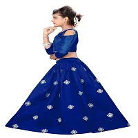 F Plus Fashion Girls' Taffeta Silk Lehenga Choli-thumb2