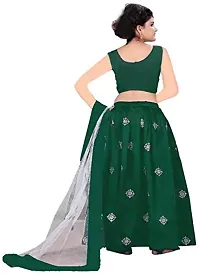 F Plus Fashion Girls Silk Embroidered Lehenga Choli-thumb1