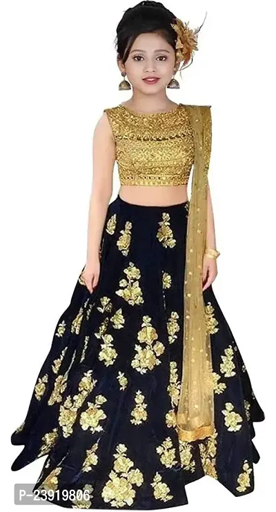 F Plus Fashion Girl's Lehenga Choli-thumb0