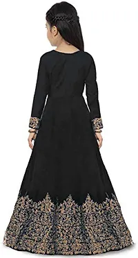 F Plus Fashion Girl's Ball Gown Maxi Gown(_black_)-thumb1