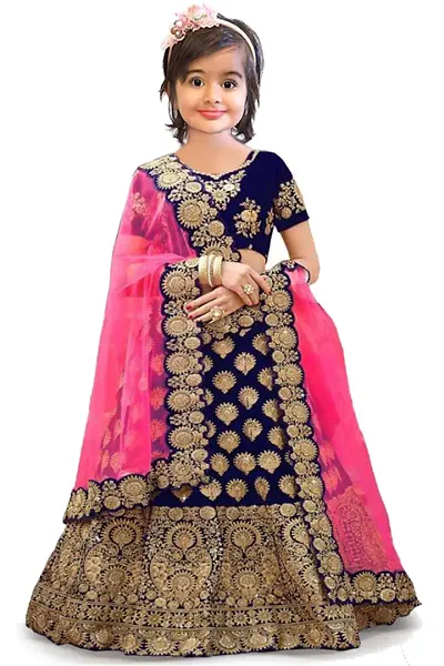 Girls Satin Lehenga Cholis 