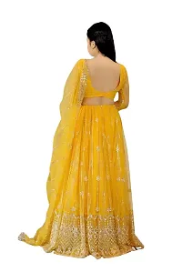 Girls Embroidered Wedding Wear Lehenga Choli-thumb2