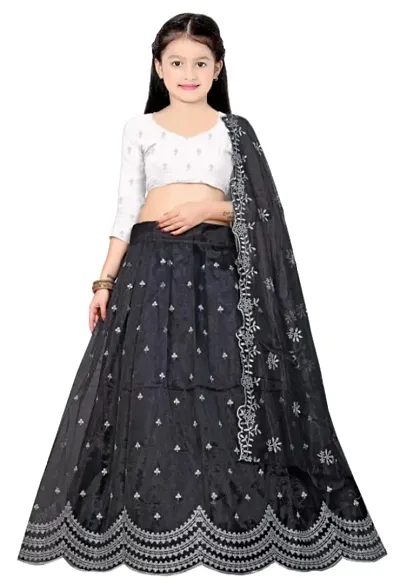 Girls Net Lehenga Cholis 