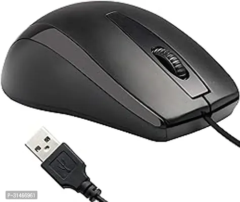 Comfort Wired Usb Mouse Plug Play for Windows and Mac-thumb0