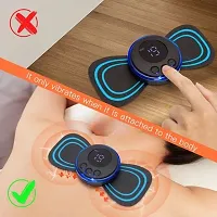 Mini Massage Machine mini massager portable rechargeable full body massager for pain relief with 8 Mode Ems neck cervical massager (Body Massager) (MINI-VIB)-thumb4