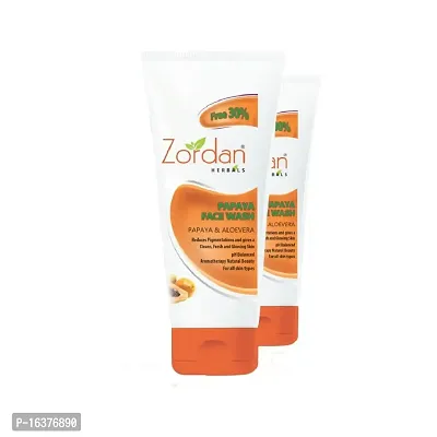 ZORDAN PAPAYA FACE WASH (120ML*2)(PACK OF 2)