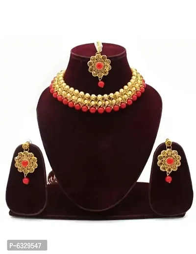 Red Necklace set-thumb0