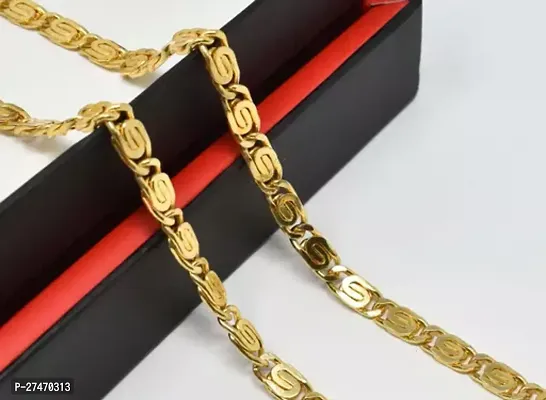 Trendy Golden Alloy Chain For Men