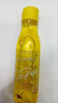 LOVE NATURE Ice Pops Cooling Shower Gel Passion Fruit  Pineapple (250ml) - pack of 1-thumb1