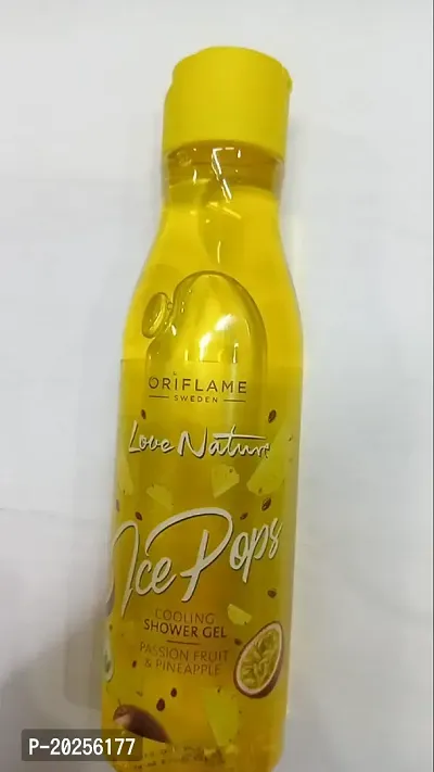 LOVE NATURE Ice Pops Cooling Shower Gel Passion Fruit  Pineapple (250ml) - pack of 1-thumb2