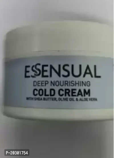 ESSENSUAL DEEP NOURISHING COLD CREAM WITH SHEA BUTTER, OLIVE OIL  ALOE VERA (100gm) - 1-thumb2