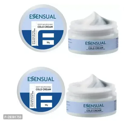 ESSENSUAL DEEP NOURISHING COLD CREAM WITH SHEA BUTTER (100gm each) - pack of 2