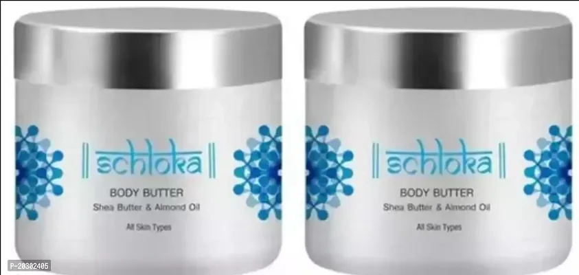 SCHLOKA BODY BUTTER WITH SHEA BUTTER  ALMOND OIL (100ml each) - pack of 2-thumb0