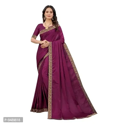 Kesariya Women's Embroidered Saree with Blouse (KE_Hathi-Dolla_Wine)-thumb0