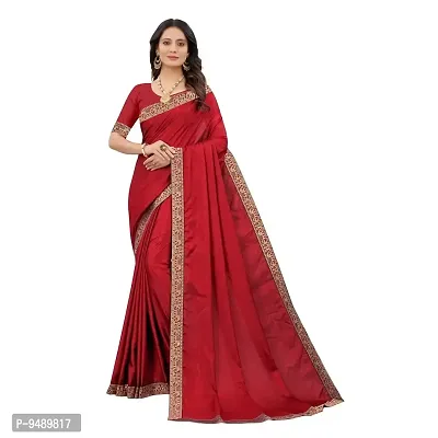 Kesariya Women's Embroidered Saree with Blouse (KE_Hathi-Dolla_Red)