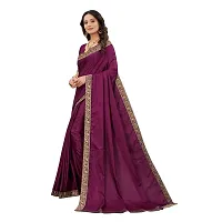 Kesariya Women's Embroidered Saree with Blouse (KE_Hathi-Dolla_Wine)-thumb1