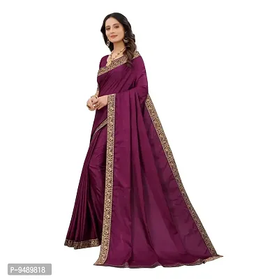 Kesariya Women's Embroidered Saree with Blouse (KE_Hathi-Dolla_Wine)-thumb2