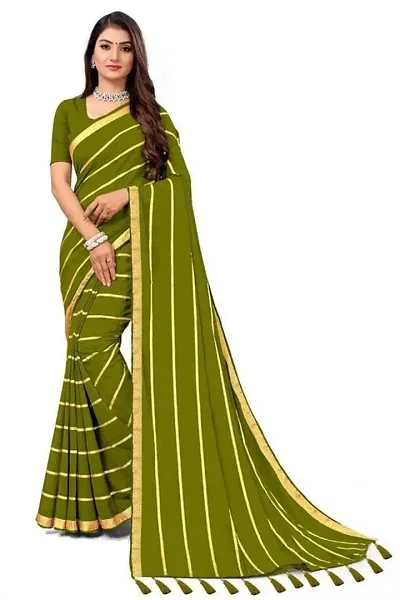 Stylish Art Silk Saree with Blouse piece