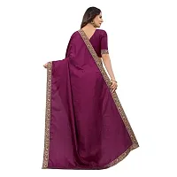 Kesariya Women's Embroidered Saree with Blouse (KE_Hathi-Dolla_Wine)-thumb3