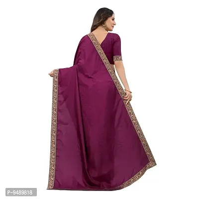 Kesariya Women's Embroidered Saree with Blouse (KE_Hathi-Dolla_Wine)-thumb4