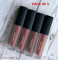 Combo of  Red  Nude Matte Mini Liquid Lipstick | Rich Look | Superior Extra Long Lasting | Water Proof  Smudge Proof | Combo Pack of 4-thumb2