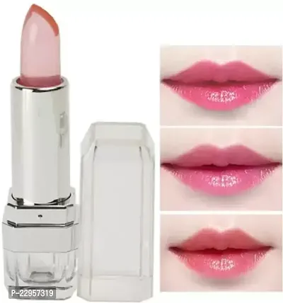 Lip Balm  Transparent Color Change Gel Lipstick   Long Wearing, Waterproof  Smudge proof Lipstick (Pack of 1) 10 gm