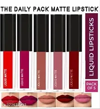 Manislap Multicolor Matte Liquid Lipstick  With Long Stay , Unique Shade of Lipstick-thumb1