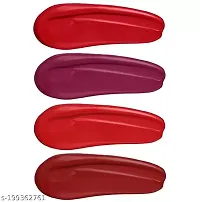 Combo Pack Red  Maroon  liquid matte  Mini Lipstick , Perfect Color, Long Stay With  Fine Finish-thumb1