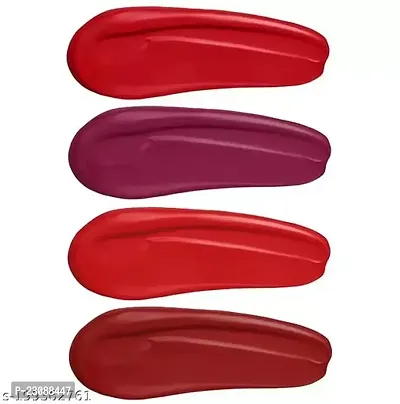 Combo Pack Red  Maroon  liquid matte  Mini Lipstick , Perfect Color, Long Stay With  Fine Finish-thumb2