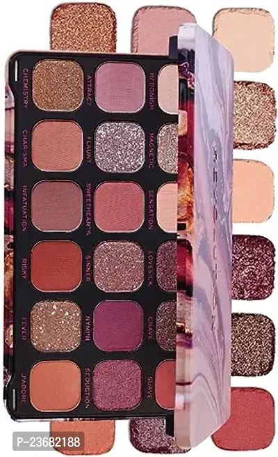 Mattlook 24 Colors Catch the Eyeshadow Palette with Waterproof, High Pigment Flawless Finish  Long Lasting | Matte Nude Shimmer Eyeshadow Pallet | 20.5g | 02-thumb2