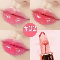 MANISLAP Lip Enhancing  Transparent Color Change Gelly Lipstick   Long Wearing, Waterproof  Smudge proof Lipstick (Pack of 1) 10 gm-thumb1