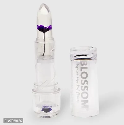 MANISLAP Flower Lip Enhancing Transparent Color Change Gelly Lipstick Long Wearing, Waterproof Smudge proof Lipstick (Pack of 1) 10 gm-thumb0