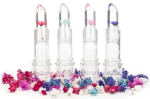 MANISLAP Flower Lip Enhancing Transparent Color Change Gelly Lipstick Long Wearing, Waterproof Smudge proof Lipstick (Pack of 1) 10 gm-thumb3