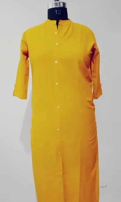 Beautiful Plain Simple Fabric Kurti