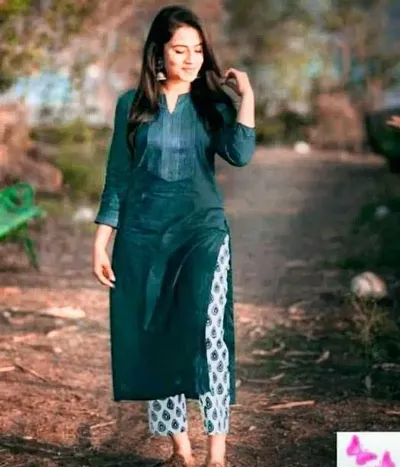 Good Looking Dark colour Kurti Pant Tagai