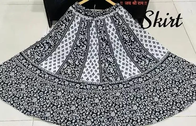 Jaipuri cotton Wrap Around Skirts For Women