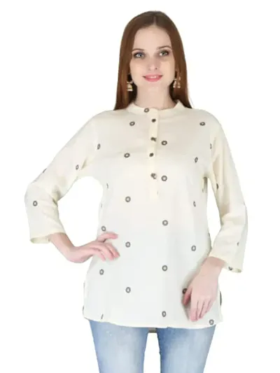 Printed Tops for Women/Latest Fashionable Tops/Office Wear Formal Tops/Tops for Trouser and Jeans