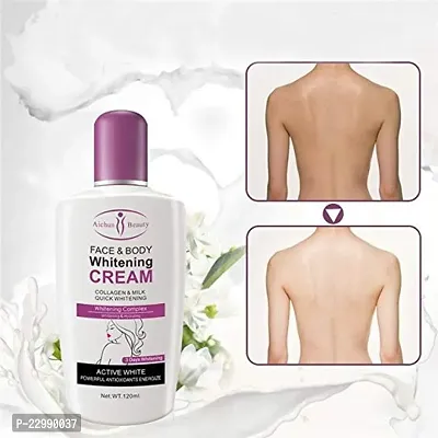 Face and body whitening cream collagenand milk-thumb2