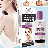 Face and body whitening cream collagenand milk-thumb2