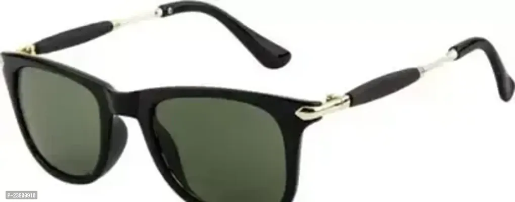 Fabulous Green Plastic Oval Sunglasses For Men Pack Of 1