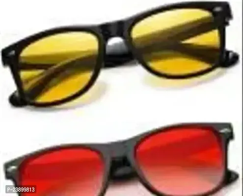 Fabulous Plastic Sunglasses For Women Pack Of 2-thumb0