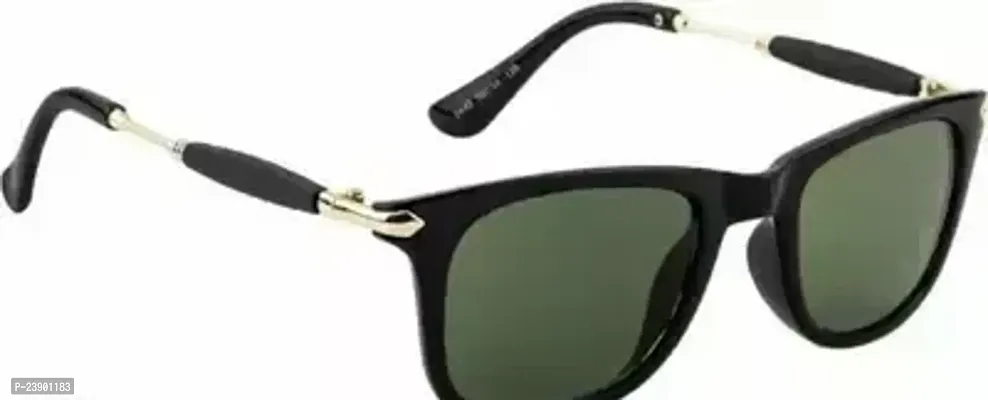 Fabulous Green Plastic Oval Sunglasses For Men Pack Of 1