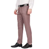 ROCKSY Men's Relaxed Fit Formal Trousers-thumb2