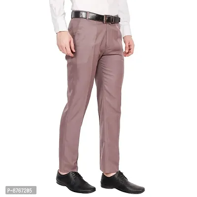 ROCKSY Men's Relaxed Fit Formal Trousers-thumb5